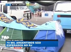 RJ: 70 mil argentinos são esperados no RJ
