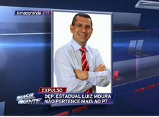 Deputado estadual Luiz Moura é expulso do PT