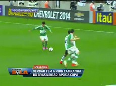 Palmeiras tem a pior campanha do Brasileirão após a Copa