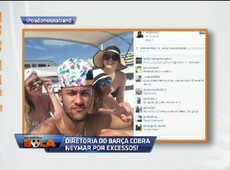 Barcelona cobra Neymar por excessos