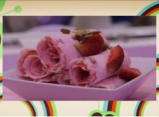 Sorvete de Rolo com Frutas é o novo sucesso na Tailândia