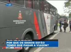 Idosos estão pagando por transporte público em SP