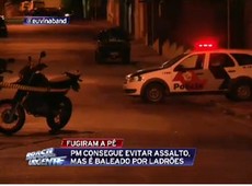 PM é baleado no braço mas consegue evitar assalto