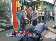 Justiça revoga prisão de PM que matou camelô