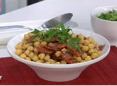 Grão-de-bico com Chouriço