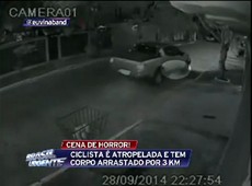 Ciclista morre ao ser arrastado por três quilômetros