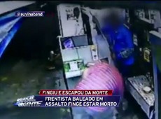 Frentista reage a assalto e leva tiro