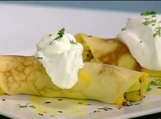 Panqueca de Batata Doce com Pimenta e Limão