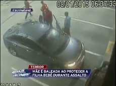 Mãe reage a assalto para salvar a filha