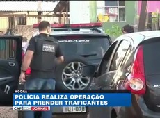 Polícia realiza operação para prender traficantes no RS