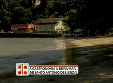 Érico Aires experimenta caldeirada em Santo Antônio de Lisboa