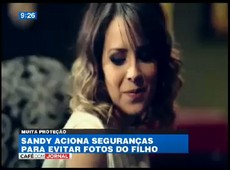 Sandy teria acionado seguranças para evitar fotos do filho