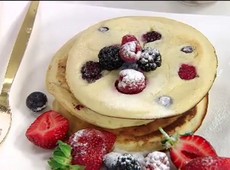 Panqueca de Frutas Vermelhas