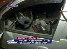 Motorista embriagado capota o carro e mata 3 pessoas