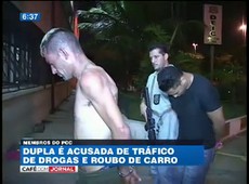 SP: dupla é presa por tráfico de drogas e roubo de carro