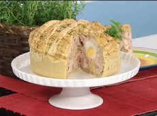 Torta de Frango e Presunto