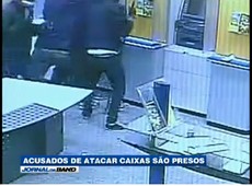 Dois acusados de pertencer à quadrilha que ataca caixas são presos