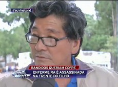 Enfermeira é assassinada na frente do filho