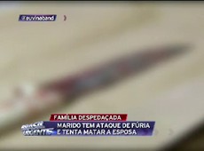 Homem tem ataque de fúria e tenta matar ex-esposa