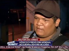 Arsenal de armas é apreendido em casa de médico