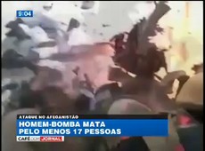 Homem-bomba mata 17 pessoas e deixa 50 feridas no Afeganistão