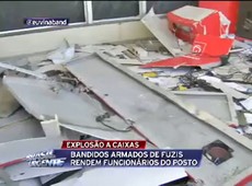 Caixas eletrônicos são explodidos em posto de gasolina em São Roque