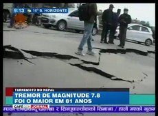 Terremoto no Nepal foi o maior em 81 anos
