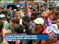 Ajuda humanitária pede doações para nepaleses