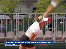 Brasileiros começam bem em Roland Garros