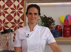 Leite de Arroz e Hambúrguer de Grão-de-Bico