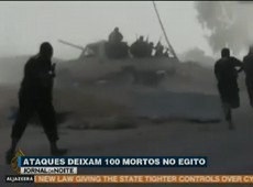 Ataques deixam 100 mortos no Egito