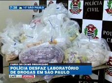 SP: polícia desfaz laboratório de drogas do PCC