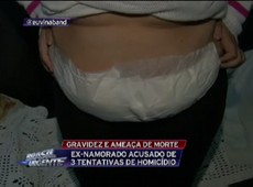 Grávida é atacada por ex-namorado e quase perde o bebê