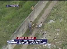 Suspeito é baleado na zona leste de São Paulo