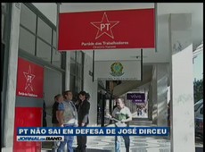 PT ataca justiça, mas não defende José Dirceu