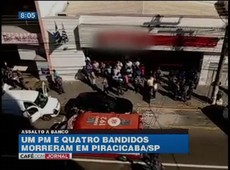 SP: policial e 4 criminosos morrem durante tentativa de assalto