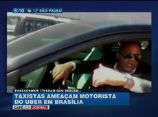 Motorista do Uber é hostilizado em Brasília