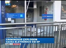 Assaltantes explodem caixas eletrônicos na zona sul de São Paulo