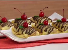 Crepe com Recheio de Caramelo