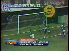 Jogos históricos: Palmeiras vence clássico contra o Corinthians