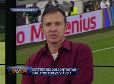 Velloso: para substituir Guerrero, Tevez seria o nome ideal para o Timão