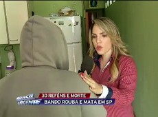 Bando faz trinta reféns e mata um homem em Mairiporã