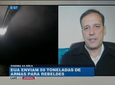 EUA enviam 50 toneladas de armas a rebeldes na Síria