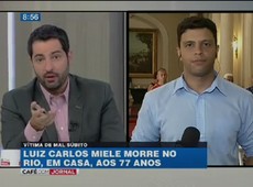 Luiz Carlos Miele faleceu em casa, de mal súbito