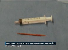 Palito de dentes é encontrado no coração de paciente