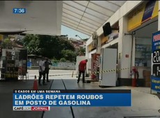 Assaltantes roubam o mesmo posto 5 vezes em 1 semana