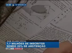 Enem 2015 teve 25% de abstenções
