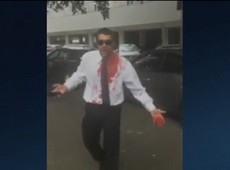 Motorista do Uber é atacado por taxistas em Brasília
