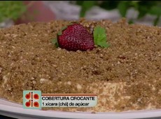 Torta crocante de doce de leite