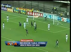 Em jogo de 7 gols, Verdão venceu o Peixe em 2010